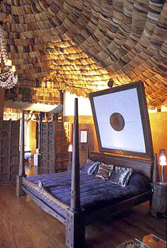 ngorongoro crater lodge bedroom tanzania